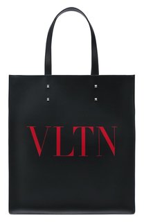 Кожаная сумка-шоппер Valentino Garavani VLTN Valentino
