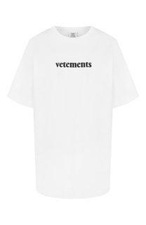 Хлопковая футболка Vetements