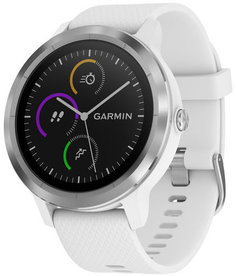 Спортивные часы Garmin vivoactive 3 (серебристо-белый)