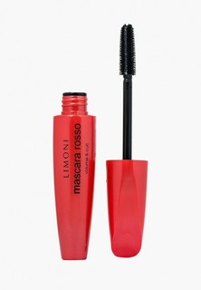 Тушь для ресниц Limoni супер объем и подкручивание "Mascara Rosso", тон 01 black