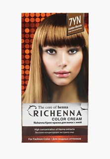 Краска для волос Richenna с хной № 7YN Golden Blonde
