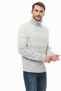 Свитер W19-42108 211 light silver Finn Flare