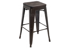 Барный стул Tolix Bar wood CColl T-2103B-26 bronze / brown walnut 351640 Tolix Bar wood CColl T-2103B-26 bronze / brown walnut 351640 (18336) Home Me