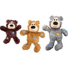 Игрушка KONG WildKnots Bears Small/Medium Dog Мишка 18см с канатом внутри плюш для собак мелких и средних пород