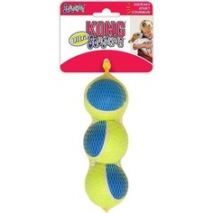 Игрушка KONG Ultra SqueakAir Ball Medium Мячик средний 6см (в упаковке 3шт) для собак