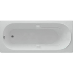 Акриловая ванна Акватек Лея 170х75 см фронтальная панель, каркас, слив-перелив (LEY170-0000021)