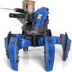 Радиоуправляемый боевой робот-паук Keye Toys Space Warrior, лазер, пульки, синий, 2.4G - KT-9008-1B