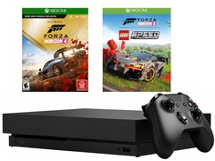 Игровая приставка Microsoft Xbox One X 1Tb + Forza Horizon 4 + Lego DLC CYV-00469