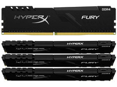 Модуль памяти HyperX Fury DDR4 DIMM 3000MHz PC-24000 CL15 - 32Gb KIT (4x8Gb) Black HX430C15FB3K4/32 Kingston