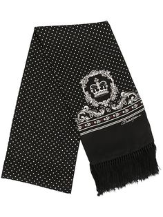 Dolce & Gabbana шарф в мелкую точку