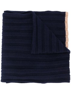 Brunello Cucinelli шарф в рубчик