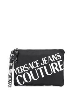 Versace Jeans Couture клатч с контрастным логотипом