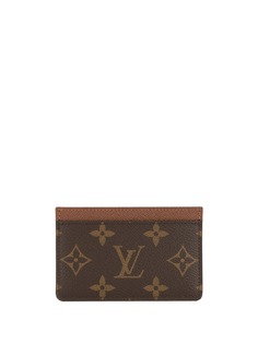 Louis Vuitton Pre-Owned маленький картхолдер с монограммой