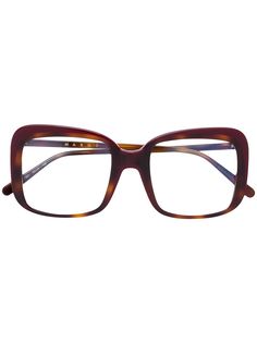 Marni Eyewear очки в квадратной оправе