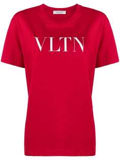 Valentino футболка с логотипом VLTN