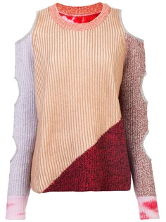 Zoe Jordan трикотажный свитер с вырезом