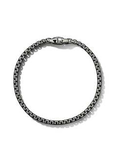 David Yurman серебряный браслет Box Chain