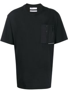 C2h4 футболка оверсайз с накладным карманом