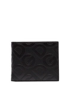 Dolce & Gabbana бумажник с тисненым логотипом DG