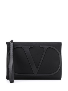 Valentino клатч Valentino Garavani с логотипом VLogo