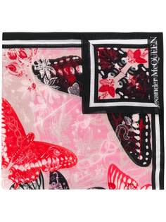 Alexander McQueen платок с принтом