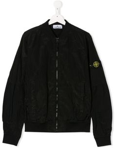 Stone Island Junior бомбер в клетку