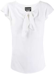 Boutique Moschino блузка с бантом