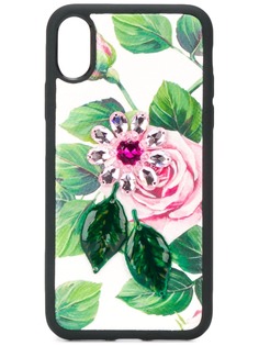 Dolce & Gabbana чехол для iPhone XS из кожи Dauphine