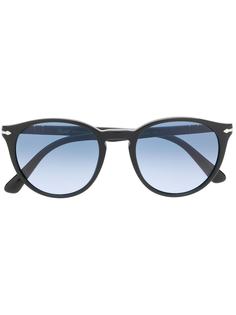 Persol солнцезащитные очки в овальной оправе