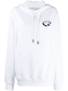 Off-White худи с принтом граффити