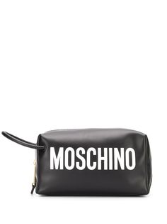 Moschino косметичка с логотипом