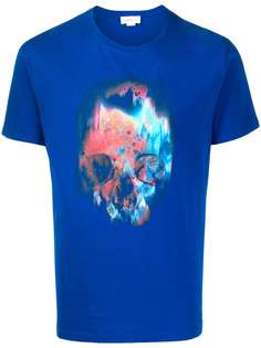 Alexander McQueen футболка с принтом Sprayed Skull