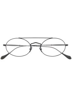 Giorgio Armani очки-авиаторы в круглой оправе