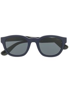 Polo Ralph Lauren солнцезащитные очки с принтом в клетку
