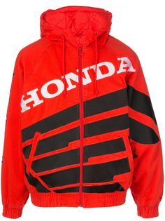 Supreme пуховик x Honda x Fox Racing