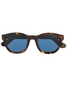 Polo Ralph Lauren солнцезащитные очки с принтом в клетку