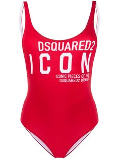 Dsquared2 слитный купальник с логотипом