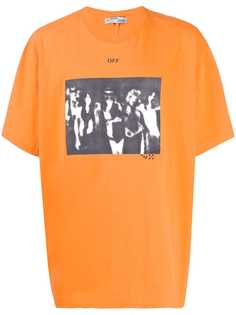Off-White SPRAY PAINTING S/S OVER TEE ORANGE BLACK