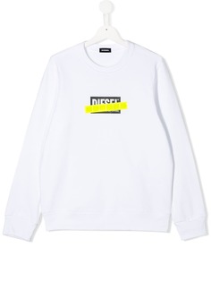Diesel Kids толстовка с логотипом