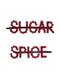 Ashley Williams заколки для волос Sugar Spice с кристаллами