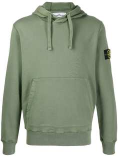 Stone Island худи с нашивкой-логотипом