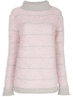 Eckhaus Latta свитер букле с высоким воротником
