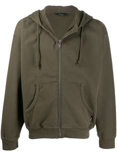 GR-Uniforma zipped drawstring hoodie