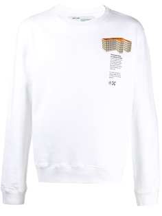 Off-White футболка с принтом Rationalism