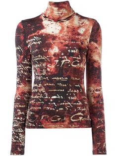 Jean Paul Gaultier Pre-Owned свитер с принтом в виде надписи
