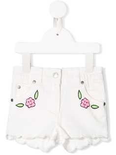 Stella McCartney Kids джинсовые шорты с цветочным принтом