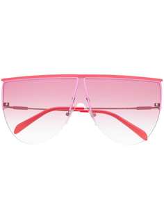 Emilio Pucci солнцезащитные очки в геометричной оправе
