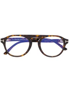 Tom Ford Eyewear очки в круглой оправе