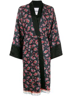 Koché халат-кимоно с цветочным принтом
