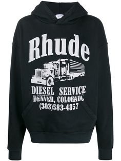 Rhude худи Diesel Service